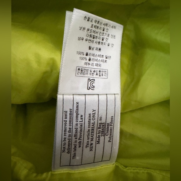 Patagonia Nano Puff Jacket Mens Small Blue / Yellow Puffer Coat Great Condition - Picture 8 of 9